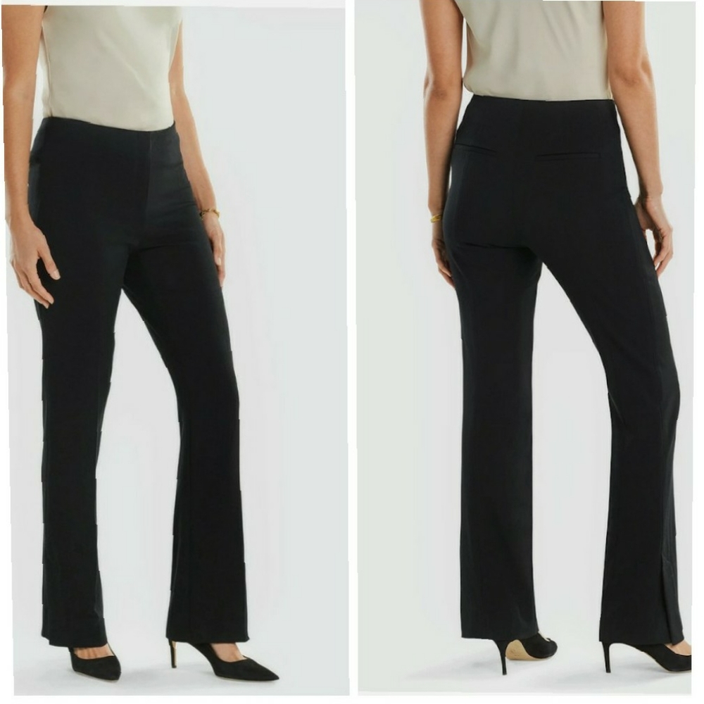 M.M. Lafleur The Clooney Pant Side Cuts Straight leg work sz 12